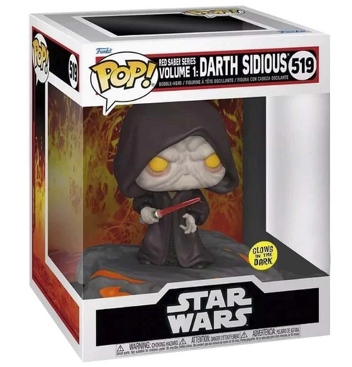 Funko POP! Deluxe - Red Saber Series Volume 1 - Darth Sidious #519