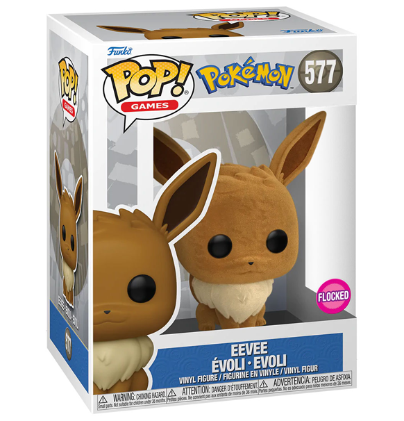 Funko POP! -  Pokemon - Eevee #577 *Flocked*
