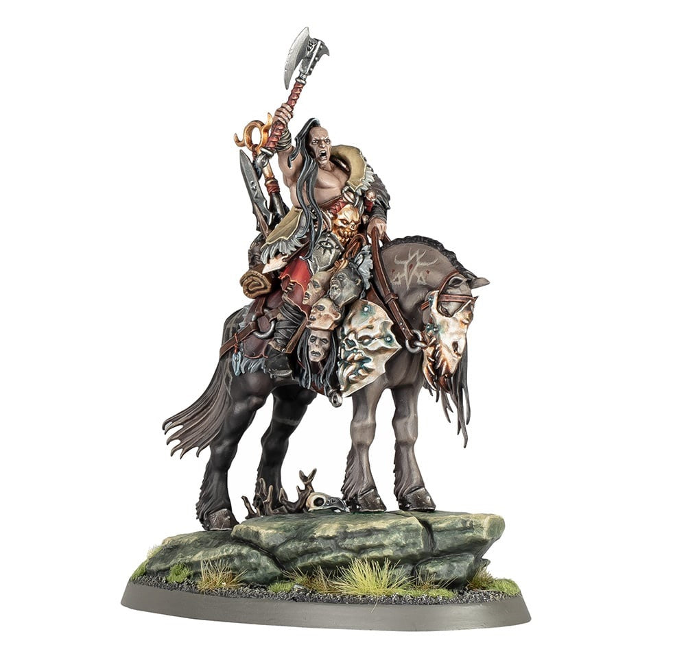 Age of Sigmar: Slaves to Darkness - Darkoath Chieftain on Warsteed