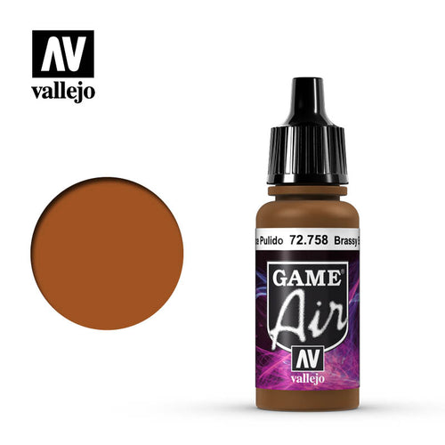 (72758) Vallejo Game Air - Brassy Brass