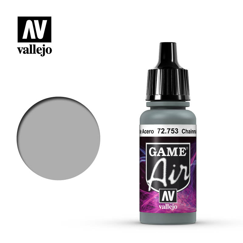 (72753) Vallejo Game Air - Chainmail Silver
