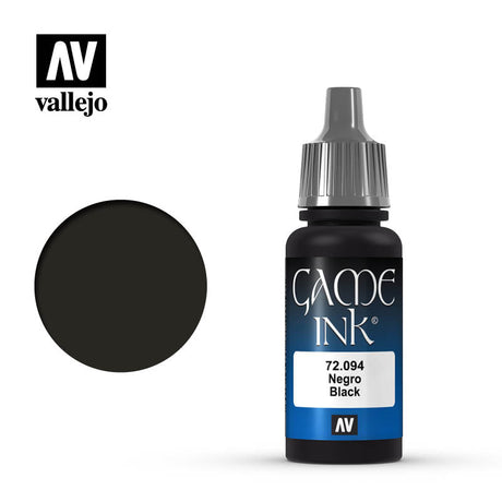 (72094) Vallejo Game Color Ink - Black