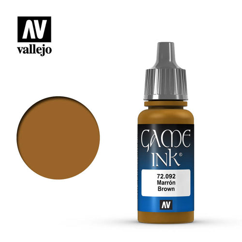 (72092) Vallejo Game Color Ink - Brown