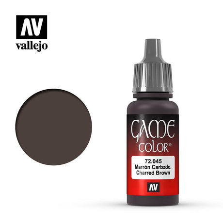 (72045) Vallejo Game Color - Charred Brown