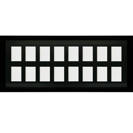 Trading Card Collector Frame 16 Position Black (30.5x76cm)