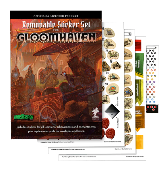 Gloomhaven - Removable Sticker Set