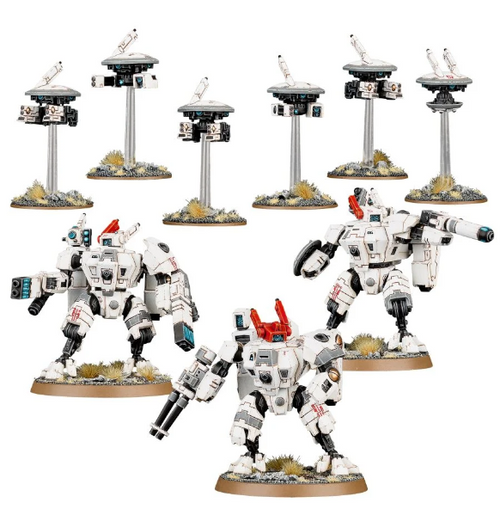 Warhammer 40k: T'au Empire - Xv8 Crisis Battlesuits