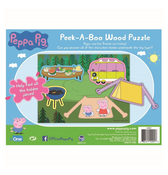 Gurli Gris: Peek A Boo - Træ Puslespil