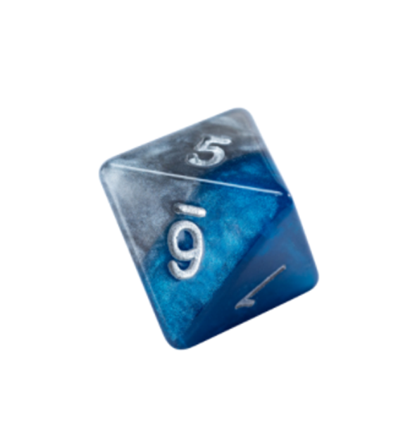 Halfsies Dice: Polyhedral Dice Set - The Heir