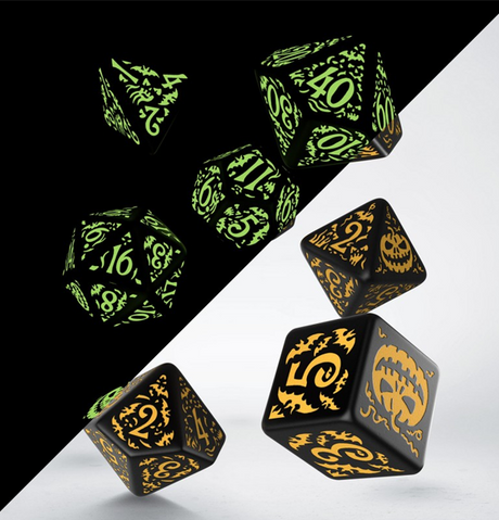 Halloween Pumpkin: Dice Set - Jack O'Lantern