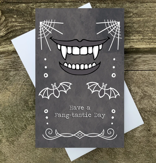 Postkort: Have a Fang-tastic Day (med kuvert)
