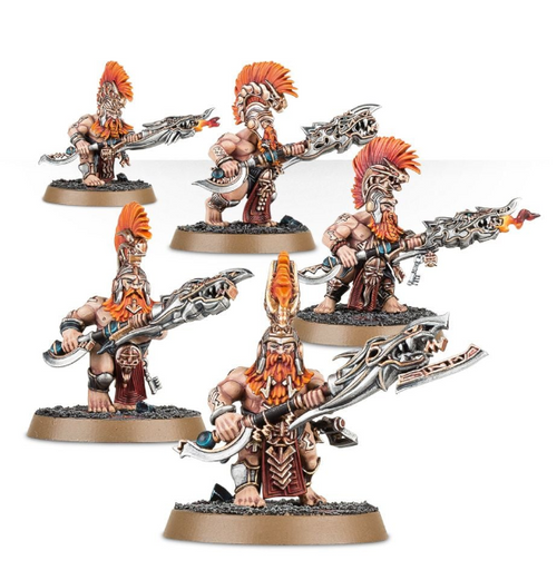 Age of Sigmar: Fyreslayers - Hearthguard Berzerkers / Auric Hearthguard