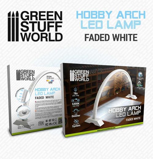 Green Stuff World: Hobby Arch LED Lamp - Faded White