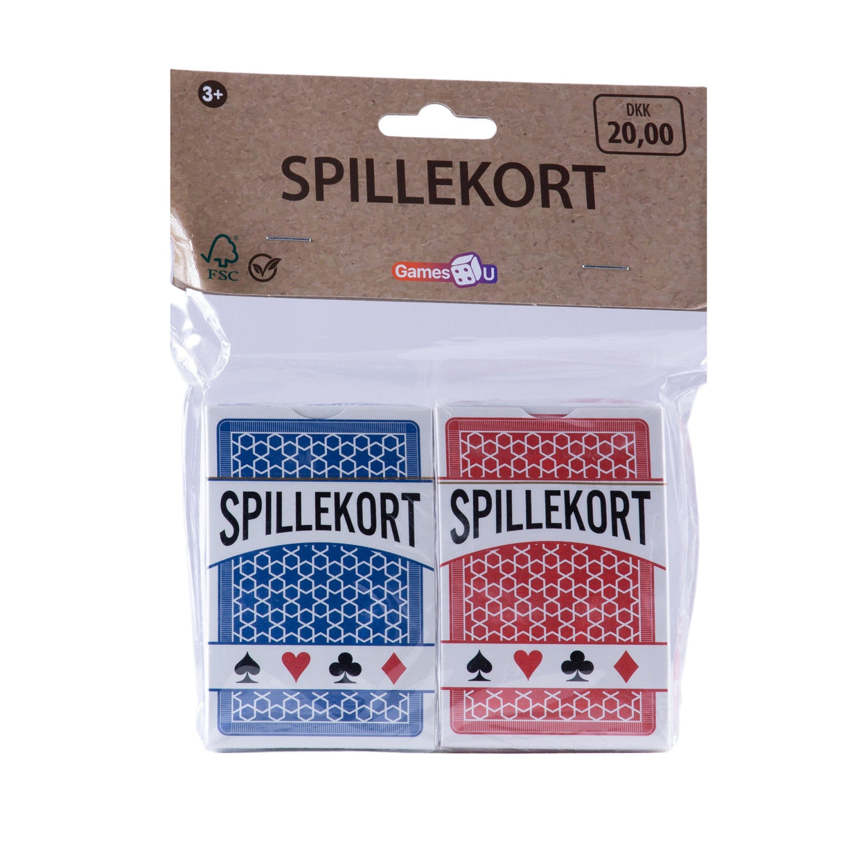 Games4U - Spillekort (2 stk)