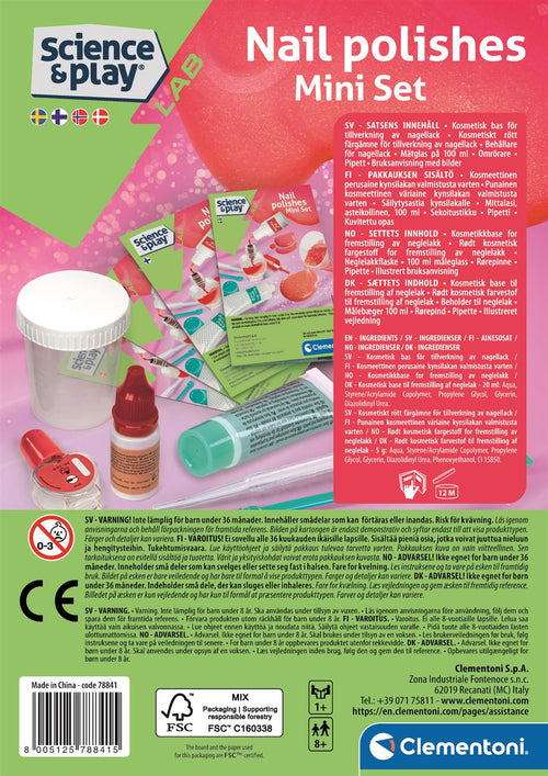Science and Play - Nail Polishes Mini Set