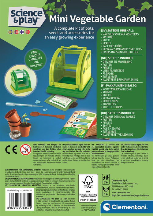 Science and Play - Mini Vegetable Garden