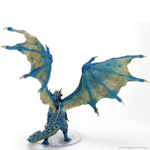 Dungeons & Dragons: 5th Ed. - Icons of the Realms - Adult Blue Dragon Premium Figure