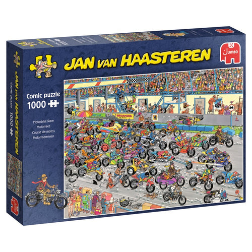 Jan Van Haasteren: Motorbike Race 1000 (Puslespil)
