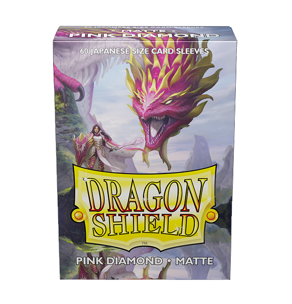 Dragon Shield Matte Japanese Sleeves - Pink Diamond (60)