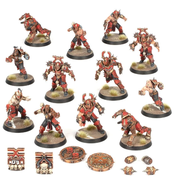 Blood Bowl: Khorne Team - Skull-tribe Slaughterers