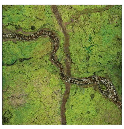 Kraken Wargames Gaming Mat - River Valley 44x60