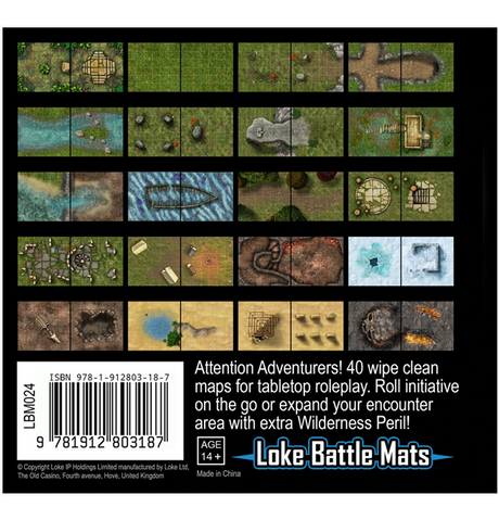 Little Book of Battle Mats: Wilderness Edition