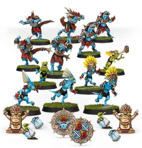 Blood Bowl: Lizardmen Team - Gwaka'moli Crater Gators