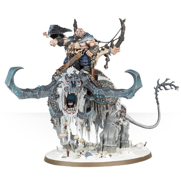 Age of Sigmar: Ogor Mawtribes - Frostlord on Stonehorn