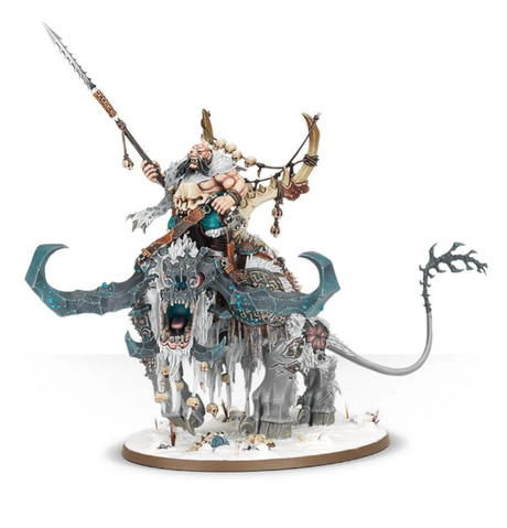 Age of Sigmar: Ogor Mawtribes - Frostlord on Stonehorn