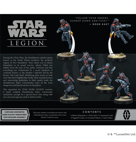 Star Wars Legion - Mandalorian Super Commandos (Unit Expansion)