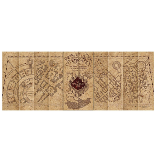 Harry Potter - Marauders Map 1000 (Puslespil)