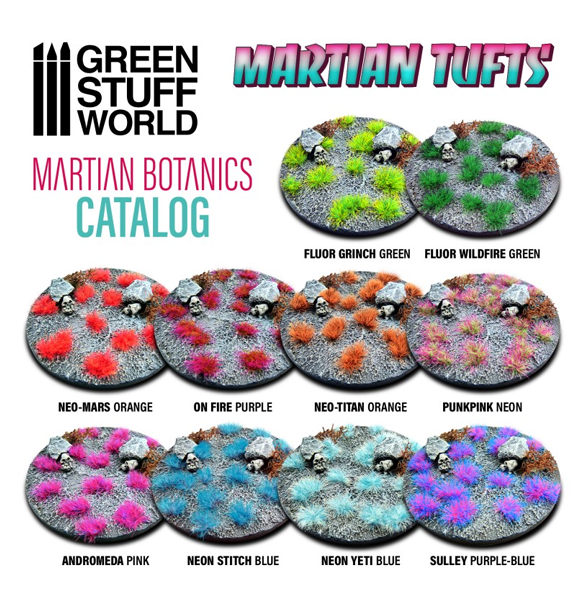 Green Stuff World: Martian Fluor Tufts - Andromeda Pink