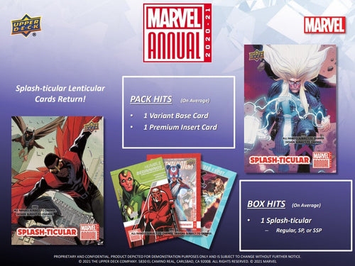 Upper Deck Marvel Annual 2020-21 - Hobby Box