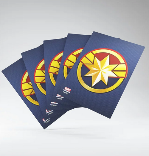 Gamegenic: Marvel Champions Art Sleeves - Captain Marvel (50)