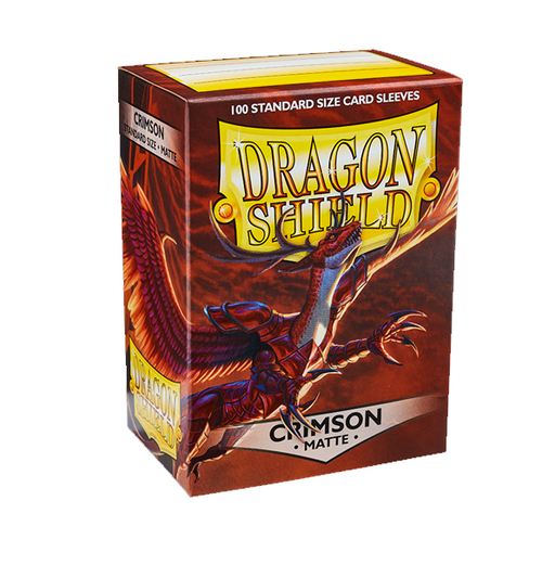 Dragon Shield: Matte Sleeves (100) - Crimson