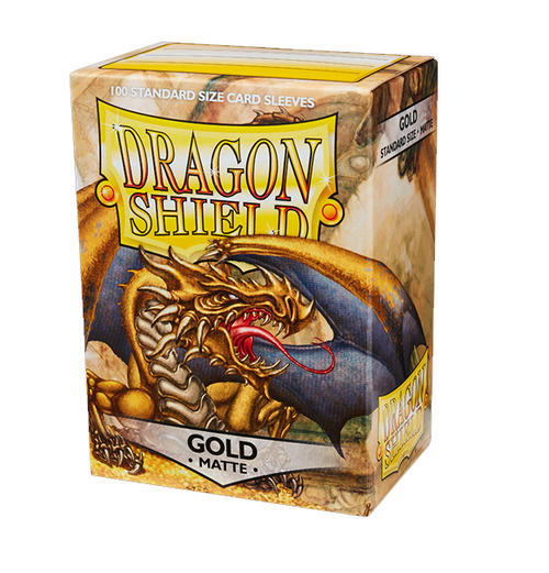 Dragon Shield: Matte Sleeves (100) - Gold