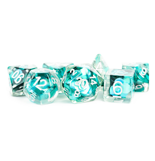 Mermaid Dice 16 mm Resin Polyhedral Dice Set