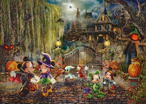 Thomas Kinkade: Disney - Mickey & Minnie Halloween Fun - 1000 (Puslespil)