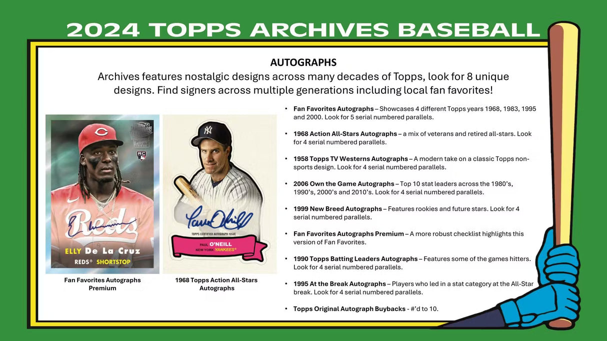 Topps Archives Baseball 2024 - Collector's Box