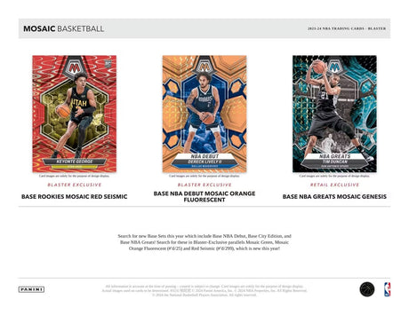 Panini Mosaic NBA Basketball 2023/24 - Blaster Box