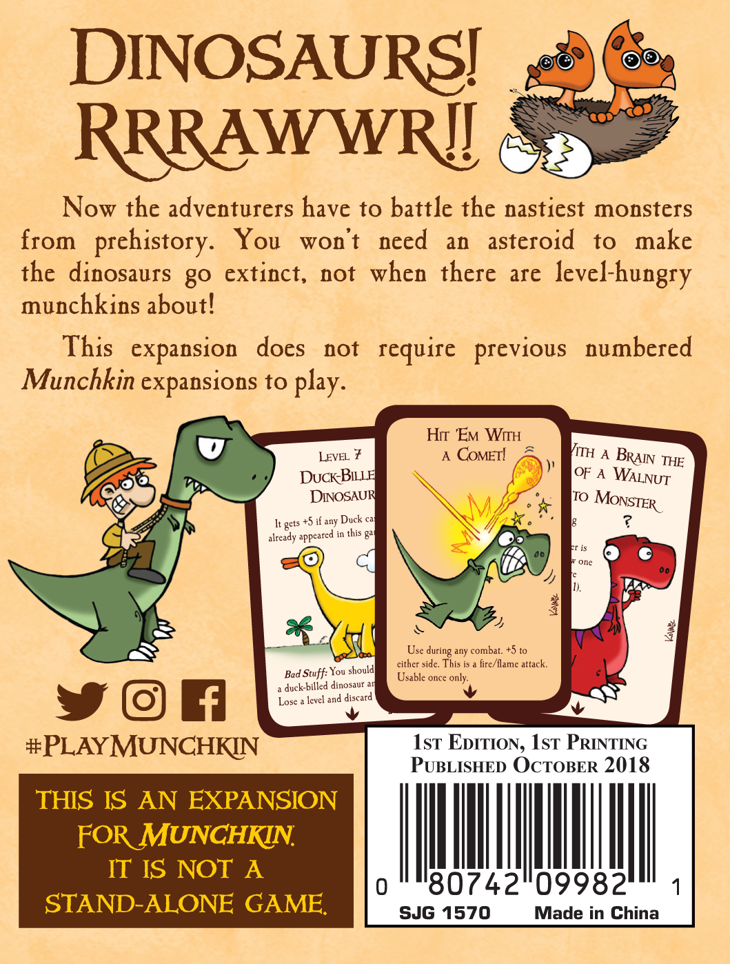 Munchkin 9 - Jurassic Snark (Exp)