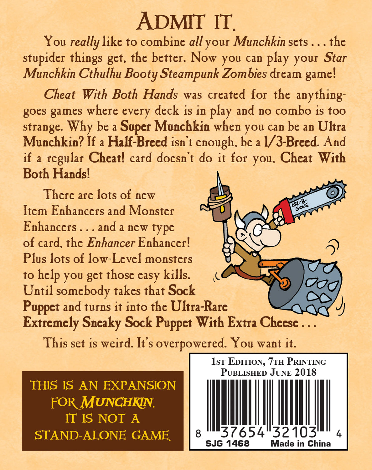 Munchkin 7 - Cheat with Both Hands (Exp)