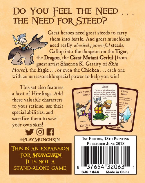 Munchkin 4 - The Need for Steed (Exp)