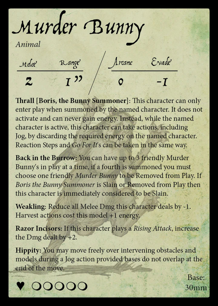 Moonstone - Boris the Bunny Summoner (Eng)