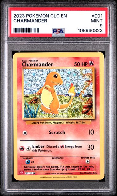 Charmander #1 PSA 9 [Pokemon CLC Trading Card Game Classic 2023]