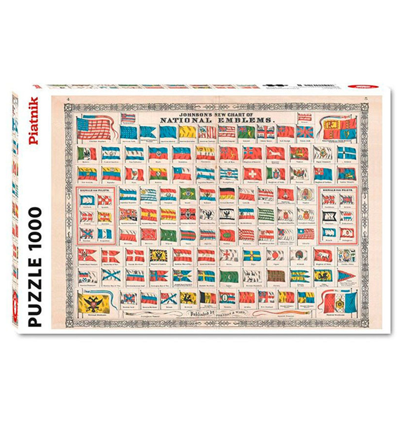 National Flags 1000 (Puslespil)