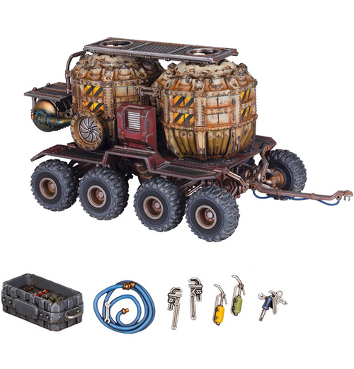 Necromunda: Promethium Tanks on Cargo-8 Trailer