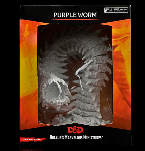 Nolzur's Marvelous Miniatures - Purple Worm