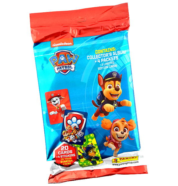 Panini Paw Patrol Trading Cards - Starter Pack