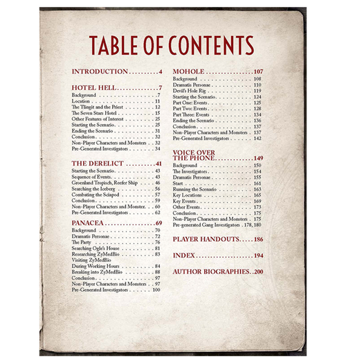 Call of Cthulhu RPG: Petersens Abominations (Eng)